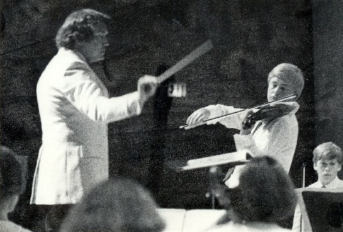 Na koncertě vítězů v Greensboro, USA, 1987