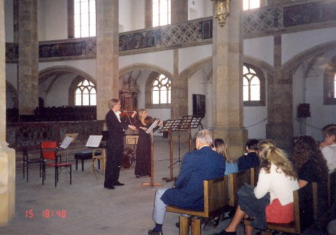 Zaněla i Sonáta pro dvoje housle od S. Prokofjeva, 1997