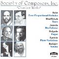 Society of Composers, Inc. (Chamber Works)